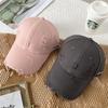 Ins New Summer Ripped D Letter Baseball Cap Children's Hard Top Casual Versatile Sunshade Cap Men's Tide