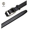 [KIETH] Pinless, infinitely adjustable belt, embossed leather, black, adjustable size, reliable quality created by over 50 years of history and