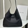 Erste-Schicht Rindsleder Eimer Tasche Großes Fassungsvermögen Pendler Tasche Echtes Leder Damen Freizeit Faul Hobo Achselhöhle Cross-Body