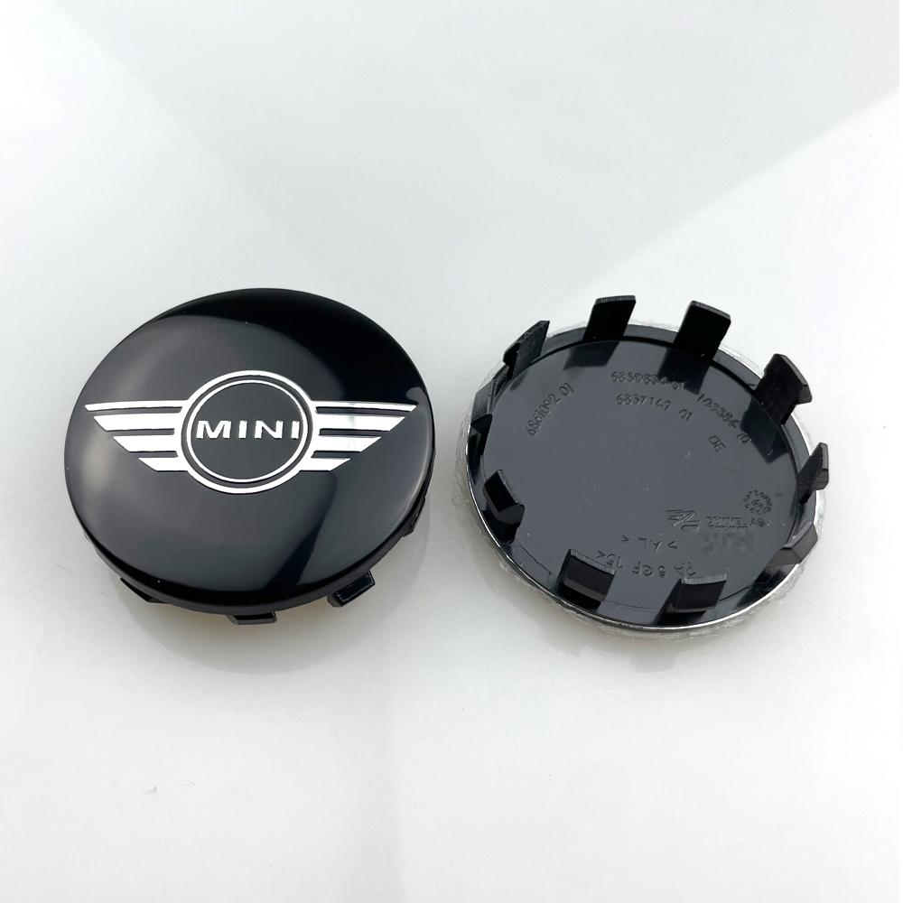 2026 Hot ABS 4pcs 54mm 56mm Car Wheel Hub Center Caps Rim Cover Badge Emblem For bmw Mini Works Cooper F54 F55 F56 F57 F60 R50 R52 R55