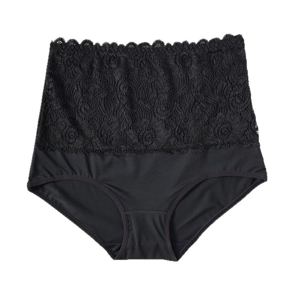 

Shapewear Lace Butt Lifter Briefs Tummy Control Postpartum Body Shaper Women Underwear Lady M чорний