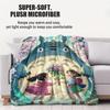 Hayao Miyazaki Classic Anime Blanket For Office Travel Comfort Leisure Camp Travel Multifunctional Universal Blanket Fan Gift