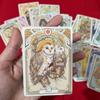 Romantic Lenormand Oracle Cards 37 Pcs Deck 10.2X7.2Cm English Vision Art Nouveau Floral Motifs For Party Board Playing Games Set