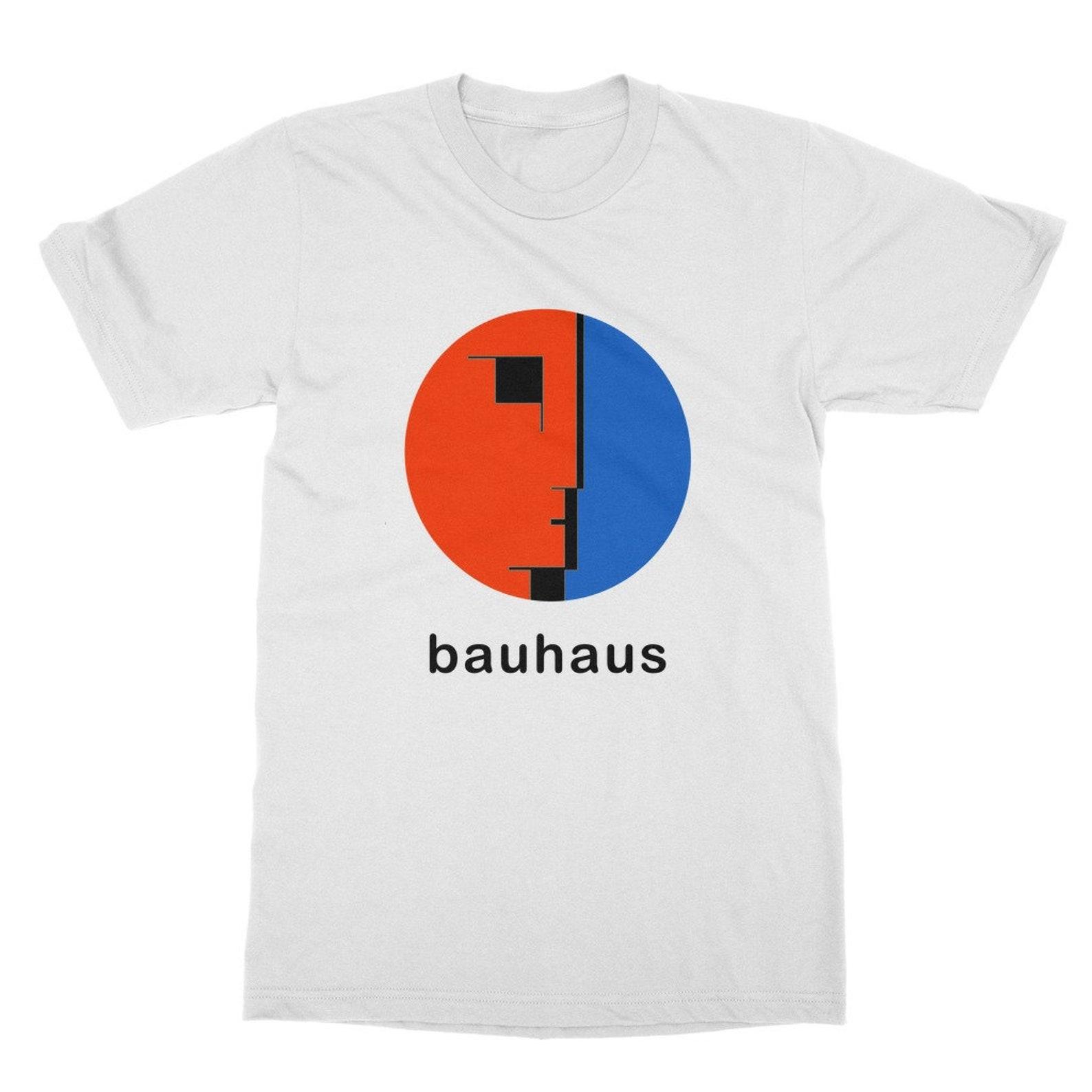 Bauhaus Geometric T-Shirt - Abstract German Design, Unisex Cotton Tee S