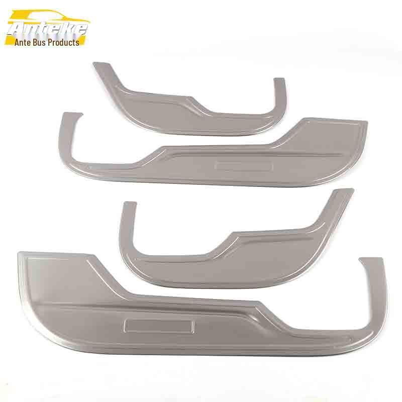 Compatible with 20 ICON Models: Stainless Steel Car Door Anti-Kick Panel & Armrest Box Decorative Sticker Accessories.
