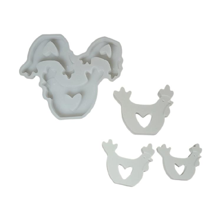 

Hen Chicken Silicone Candle Molds for Candle Soap Easy Demolding Hen And Chicks Silicone Molds for Gypsum Decoration 1