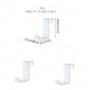 3pcs - Door Hook, No Drilling Required, Can Be Used To Hang Jackets and Hats Behind Doors, Kitchen Cabinets, Dormitory Wardrobes