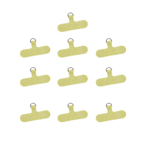 10Pcs Mobile Phone Tabs Tether Cell with Adhesive Colorful Patches Phone Lanyard Security Anti-Loss Lanyard Connector
