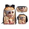 Cartoon Printing Casual Shoulder Bag Junior High School Students Large Capacity Backpacks