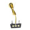 12V Motorcycle LED License Plate Light Waterproof with Multiple Color Options
