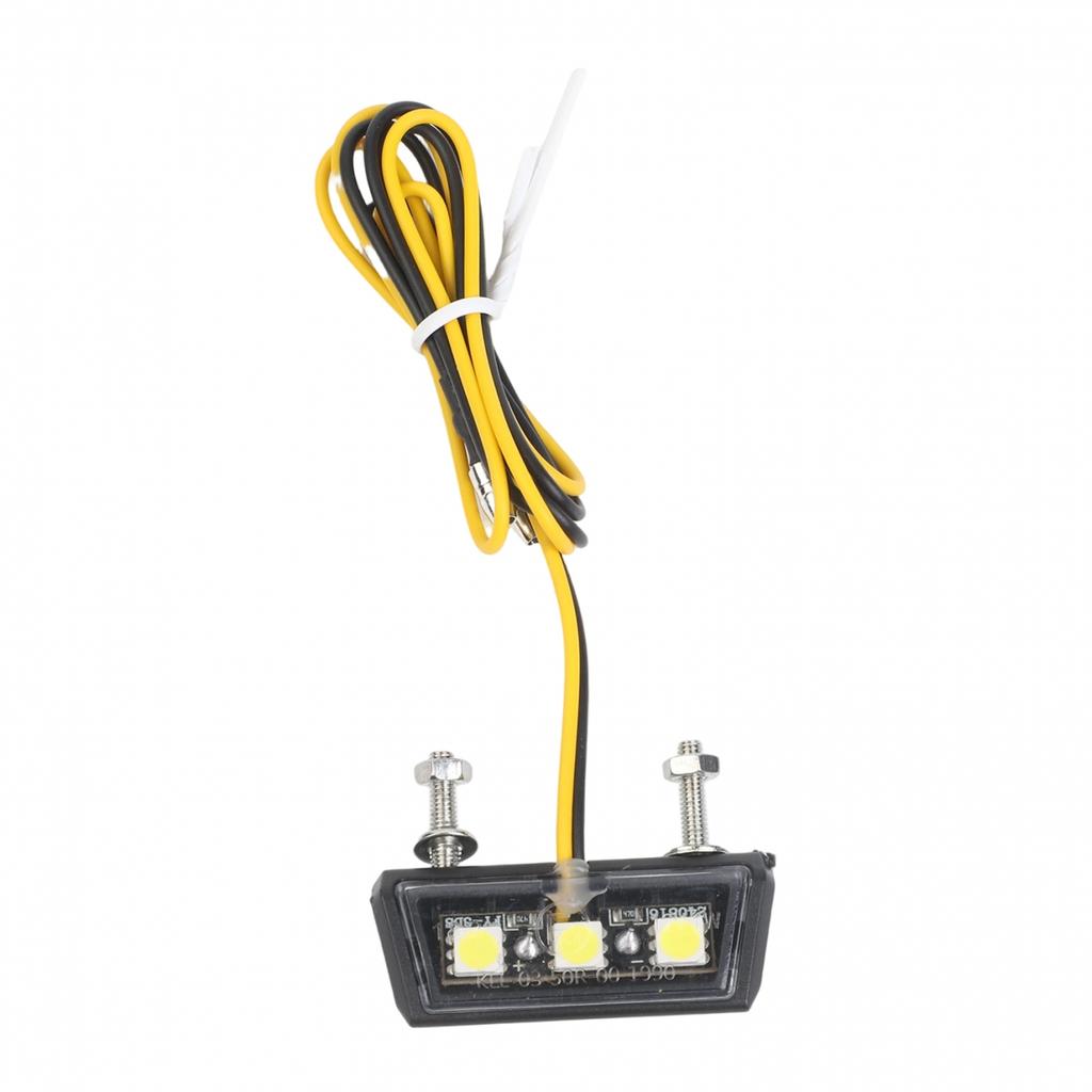 12V Motorcycle LED License Plate Light Waterproof with Multiple Color Options