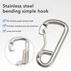 80mm Scuba Diving Safety Carabiner 316 Stainless Steel Diving Carabiner  Scuba Diving