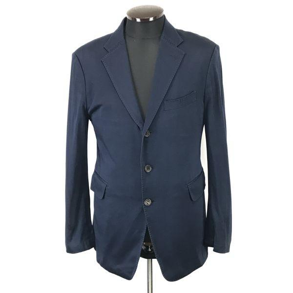 

Б/У/Сделано в Японии 8010 GEKKO Пиджак Moonlight Tailored Темно-синий Двойная шлица Мужской Размер M 48