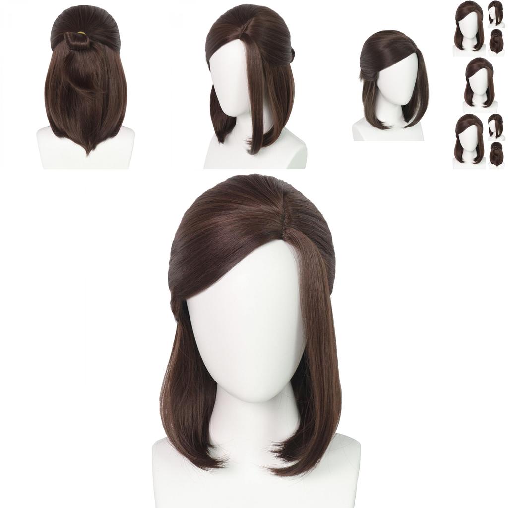 The Last Of Us Ellie Brown Cosplay Wig With Breathable Natural Feel For Scene Dressing