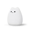 LED Colorful Night Light Animal Cat Silicone Soft Cartoon Baby Nursery Lamp for Children Gift