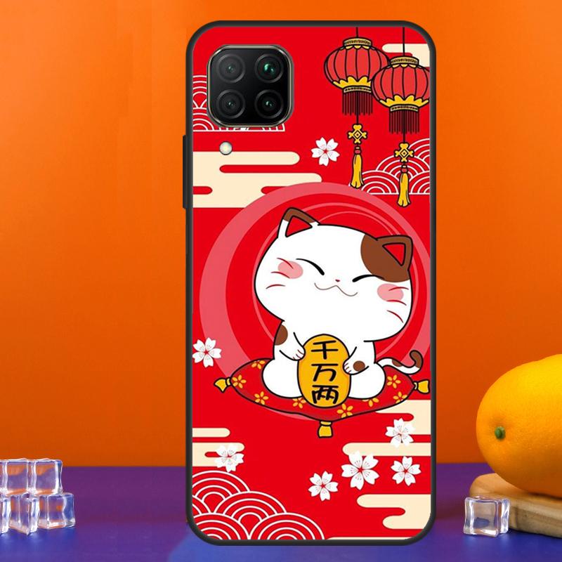 China Cute Lucky Cat For Huawei Nova 9 10 SE 5T 12i 12s 11i Y91 Y90 Y60 Y70 Y72 Y61 P60 Pro P20 P40 P30 Lite Case