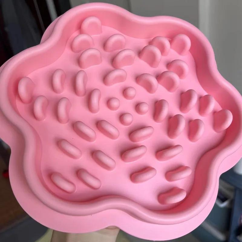 

Товары для животных Коврик для собак и кошек Миски для медленного корма с присоской Кормление едой Силиконовый лизунец Кормушки для собак Медленные кормушки Раздача лакомств розовый