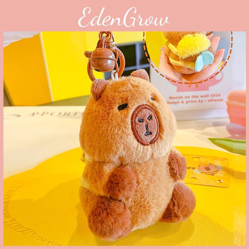 Turtle Capybara Stylish And Bee Plush Keychain Creative Cartoon Keychain For Bags