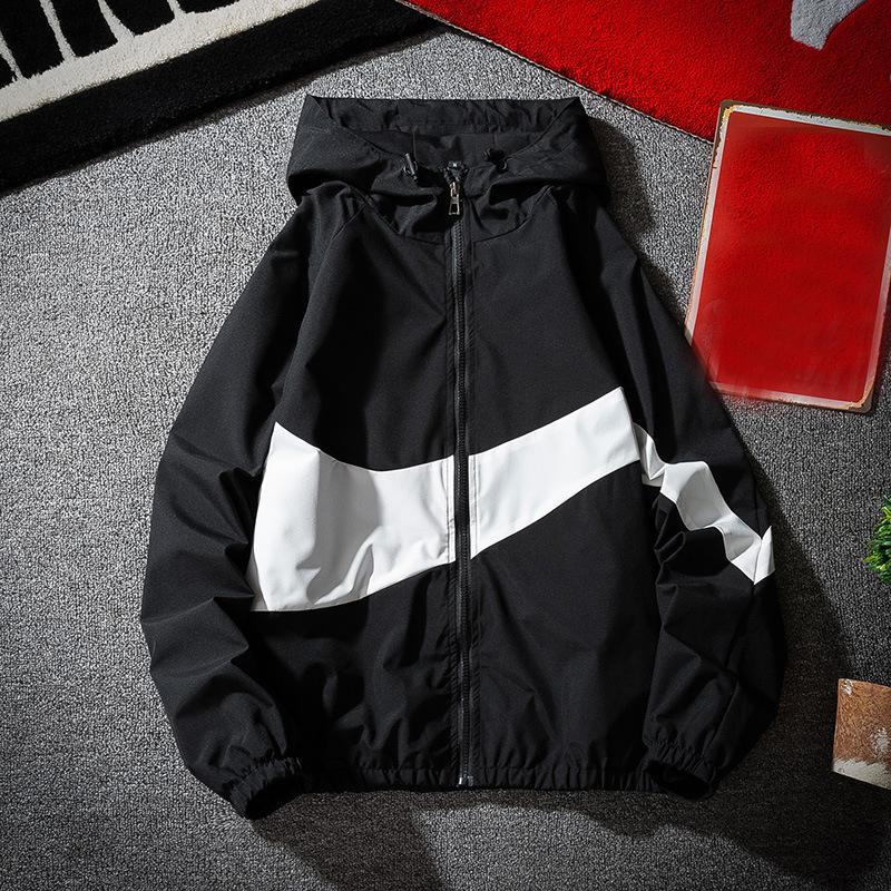 

Мужская универсальная куртка, парная куртка с капюшоном, спортивный топ M чёрный