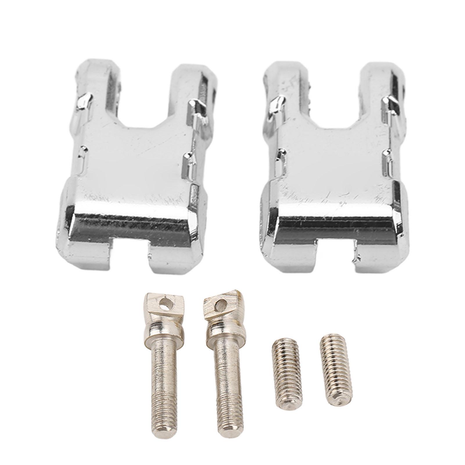 

2 Sets RC Metal Winch Tow Hook Aluminum Alloy Winch Hook for 1 10 RC Car Upgrade Parts срібний