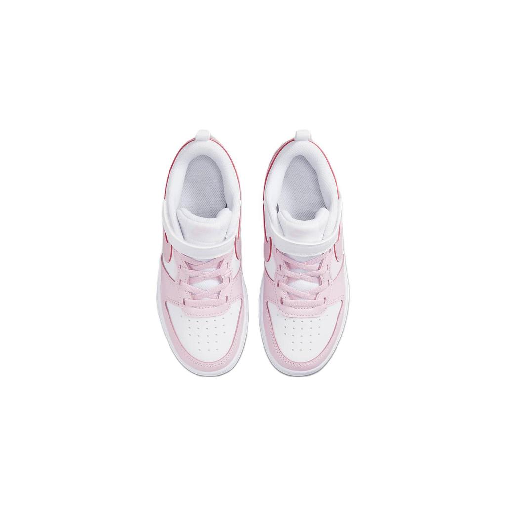 Nike Court Borough Low 2 White Pink Foam PS DQ0473-100