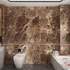 JSEVEM 16"×394" Thick Brown White Marble Wallpaper Peel and Stick Waterproof Brown Marble Contact Paper Vinyl DIY Faux Granite Furniture Tile