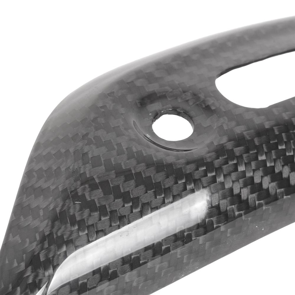 For Ducati Monster 696 795 796 1100 Carbon Fiber Exhaust Heat Shield Pipe Cover Guard Anti-Scalding Shell