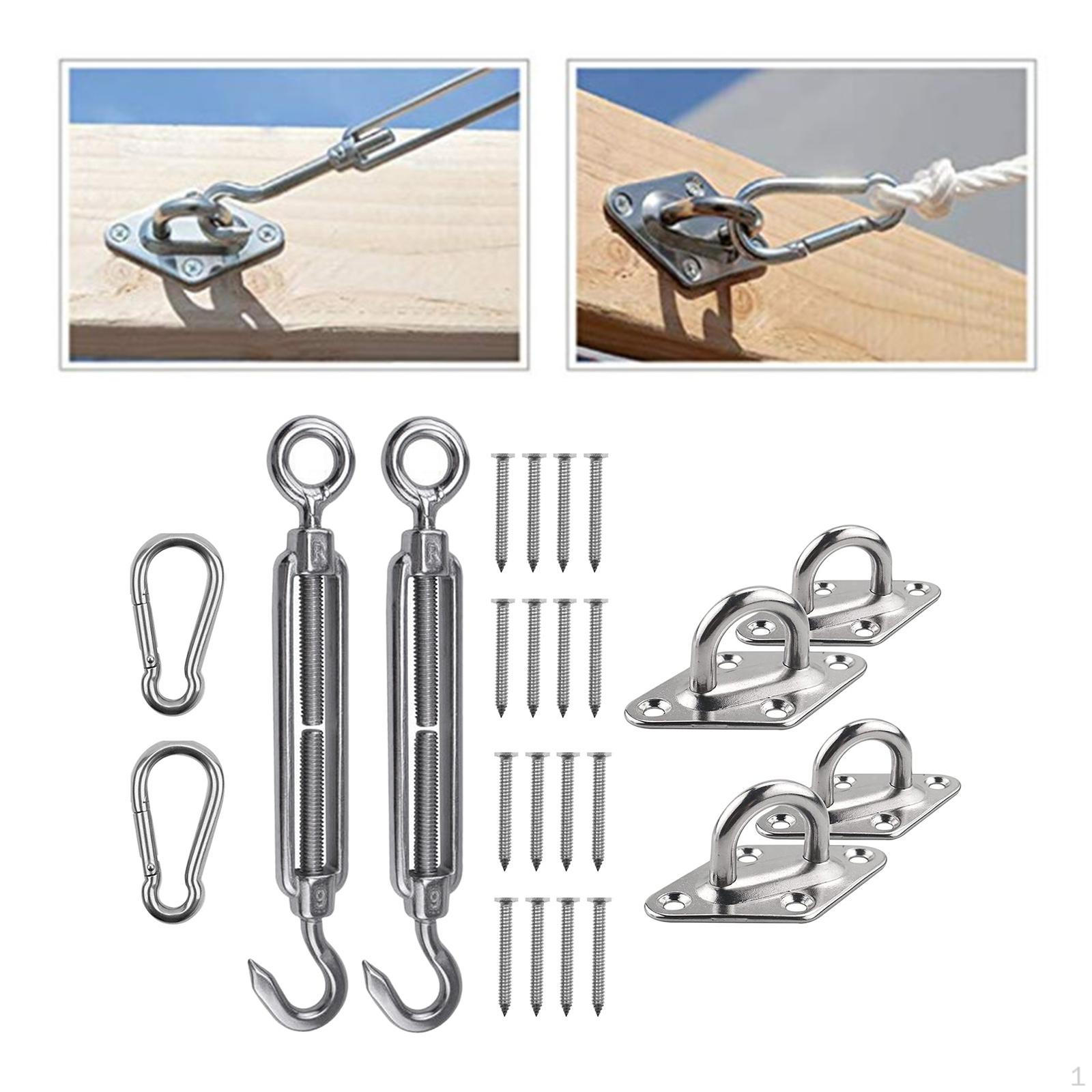 

Ceiling Hammock Hanging Kit,Hammock Spring Hanger Hook Carabiners Mount 6mm