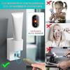 Wall Mount Automatic  Toothpaste Dispenser Sensor Operated 4 Stage Pump USB Rechargeable White Detachable For  Easy Cleaning