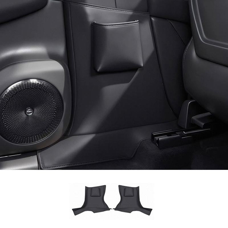 For Zeekr 8X 2026 B-Pillar Leather Anti-Collision Protection Sticker Modification Accessories