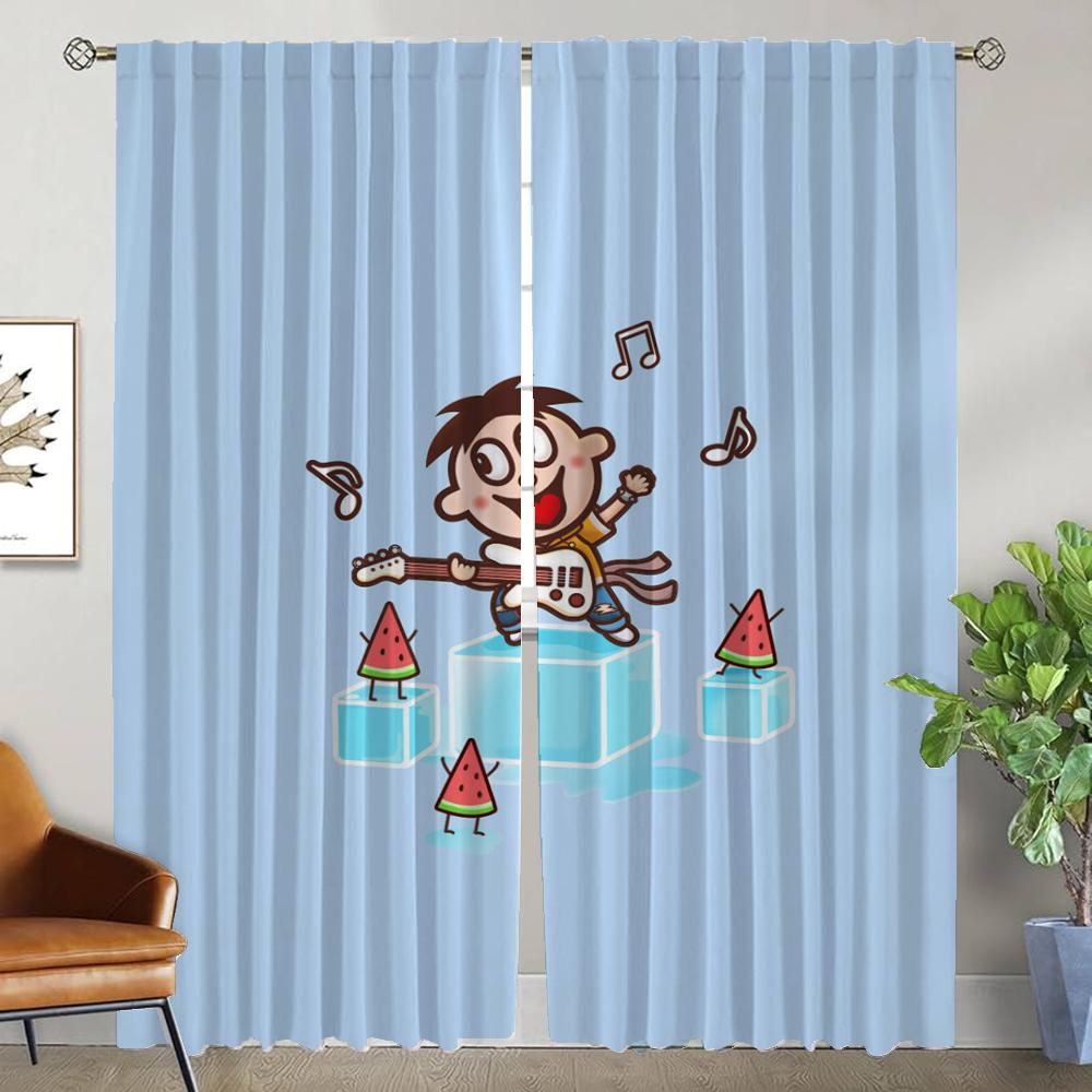 

Wangwang Curtains for Bedroom Curtains Child Room Shades Blackout Curtain Partition Halloween Decoration Living Kitchen Elegant W50xH70cmx2pcs-CL