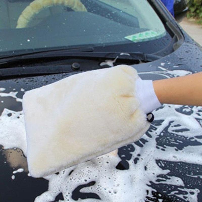 Microfiber Plush Mitt Car Wash Mitten Washing Glove Cleaning Brush Tools