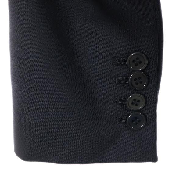 JOHN LAWRENCE SULLIVAN wool blend tailored jacket 36 Navy Women Used