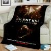 3D Silent Hill HD Horror Movie Game Blanket,Soft Throw Blanket for Home Bedroom Bed Sofa Picnic Travel Office Cover Blanket Kids
