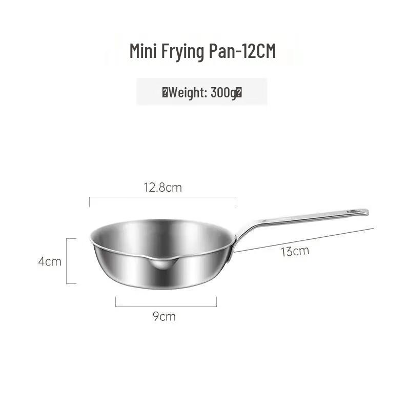 Wutuo 304 Stainless Steel Frying Pan