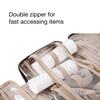 BAGSMART Toiletry Bag with Hanging Hook Water-resistant Makeup Bag Travel Organizer for Shampoo Full Sized Container Toiletries