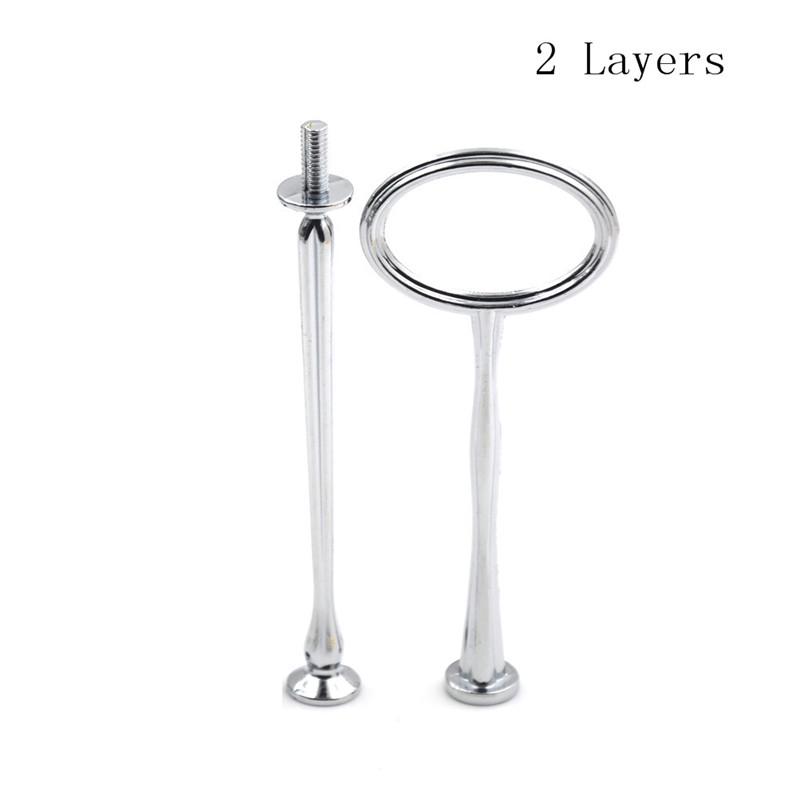 2/3 Tier Cake Plate Stand Handle Fitting Hardware Rod Plate Stand Wedding Party