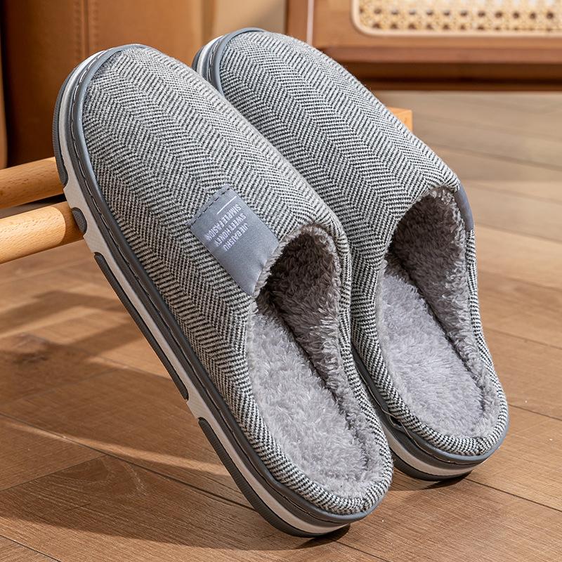 

Тапочки Cixi Plush Cotton Slippers — теплые, устойчивые к грязи, с мультяшной тематикой и тематикой Хэллоуина для домашнего использования осенью и зимой 40-41 (Fits 39-40)