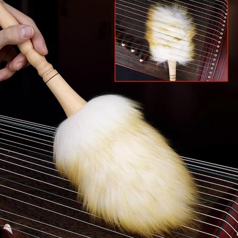 Effective Lambswool Brush for Dust and Stain Removal from Instruments