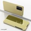 Smart Plating Mirror Phone Leather Case For Samsung S25 S24 S23 S22 S21 Ultra Plus FE A16 A56 A55 A15 A14 A54 iPhone 16 15 14 13 12 11 Pro Max Xs Max