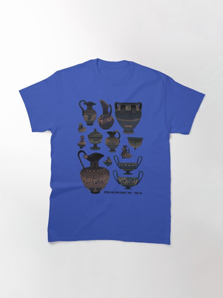 Europe Etruscan Bucchero Pottery Classic T-Shirt