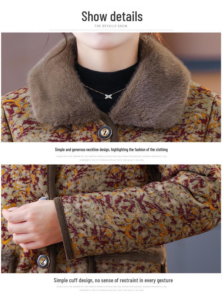 Stylish Winter Cotton Jacket - Dirt-Resistant, Slimming, Fleece-Lined, Plus Size, Loose Fit, Thick Outerwear