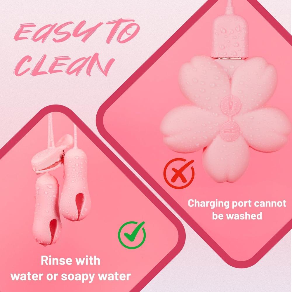 Vibrating Nipple Clamps for Women - Sex Toy with 10 Modes, Remote Control Clit Clamp & Pleasure Vibrator for Couples Adult Female