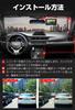 Compact Car Dash Cam with Front and Rear Dual 3 1296P 32GB Card LCD Image Correction Engine Automatic Emergency Reverse Overwrite Nationwide LED