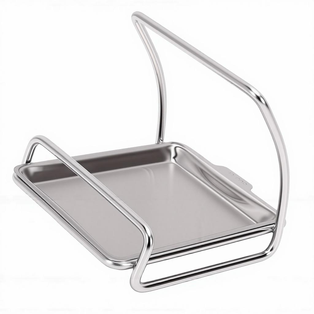 Lid Holder Multifunctional Space Saving Stainless Steel Pan Pot Cover Lid Rack for Kitchen