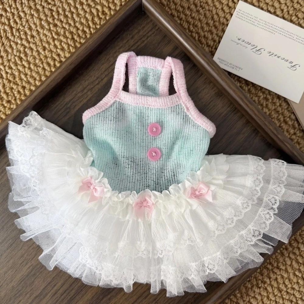 Soft Tulle Dog Dress Breathable Mesh Dog Puffy Skirt New Pet Clothing Dogs Cats XS