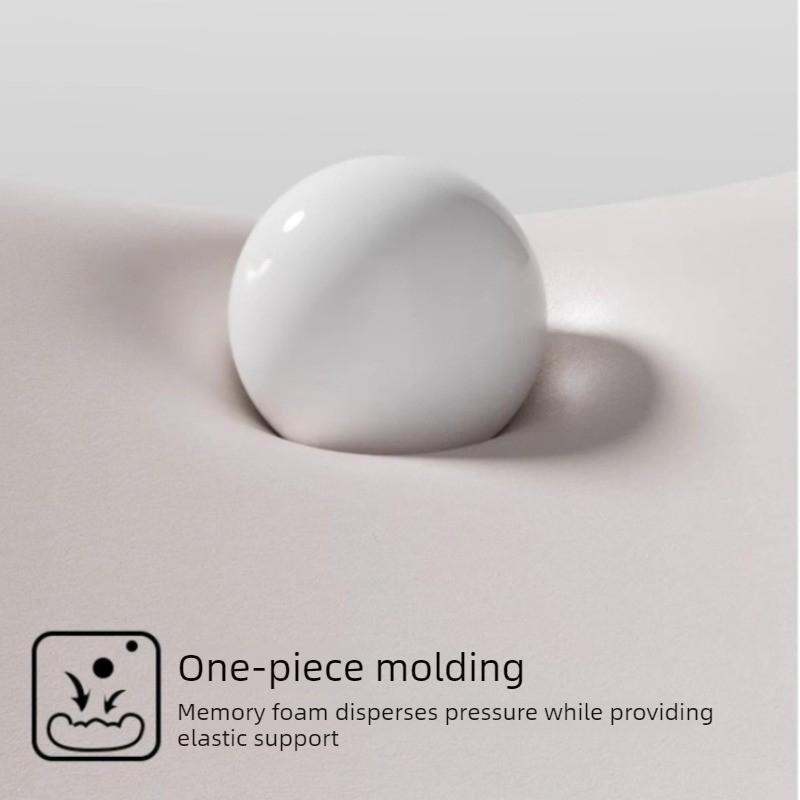 Oreiller à Mémoire de Forme Support Ergonomique Cou Jambe Repose-pieds Lit Canapé Forme Coins Mousse à Mémoire Haute Densité Rebond Lent Housse Respirante