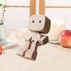 Mini Size Car Ornaments Leg Shaking Feature Wooden Doll Car Doll Decoration  Car Dashboard