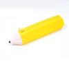 Pencil Case Large Capacity Pencil-Shaped Silicone Pencil Case for Students Zippered Stationery Storage Bag Multifunctional Travel Cosmetic Bag for