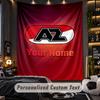TapestryAZ Alkmaar Benutzerdefinierter Name Text Personalisierter Wandbehang Wandteppich Heimwanddekoration